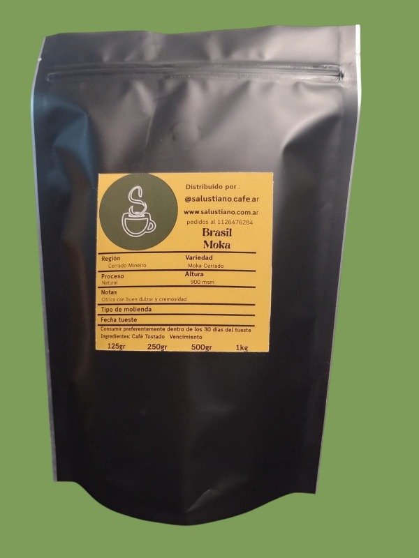 Producto - Café de especialidad Brasil Moka variedad Moka Cerrado