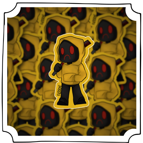 Producto - Sticker 8cm Hoodie