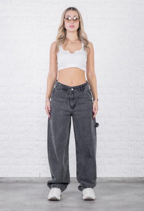 Producto - Jean Baggy Carpintero Gris