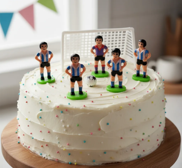 Producto - Topper selección argentina MDF 5 jugadores con arco