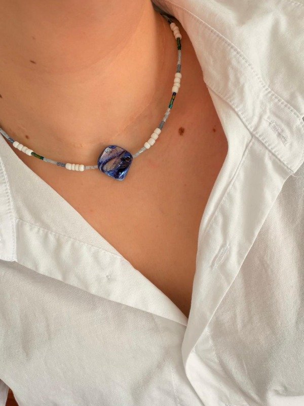 Producto - Collar Loana azul - 0