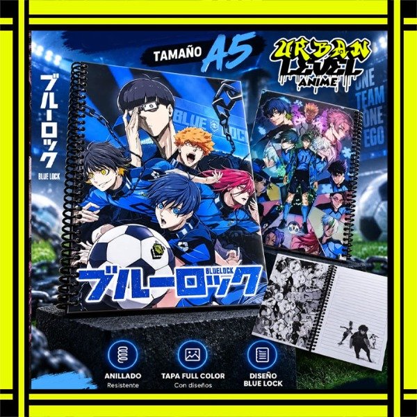 Producto - Cuaderno A5 Blue Lock - 0