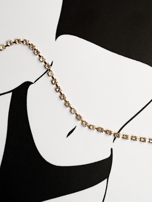 Producto - Belly Chains STRASS dorado