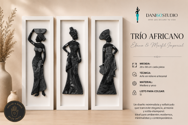 Producto - Trio Africano Marfil Imperial