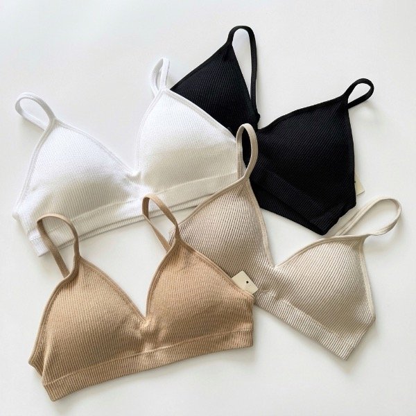 Top acanalados seamless natural offwhite — imagen 3