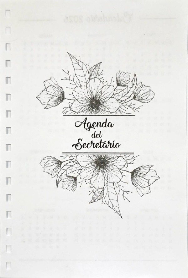 Producto - REPUESTO AGENDA SECRETARIA A5