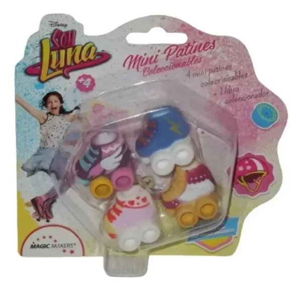 Producto - Soy Luna Mini Patines Para Dedo X 4 Simon/Jazmin/Nina