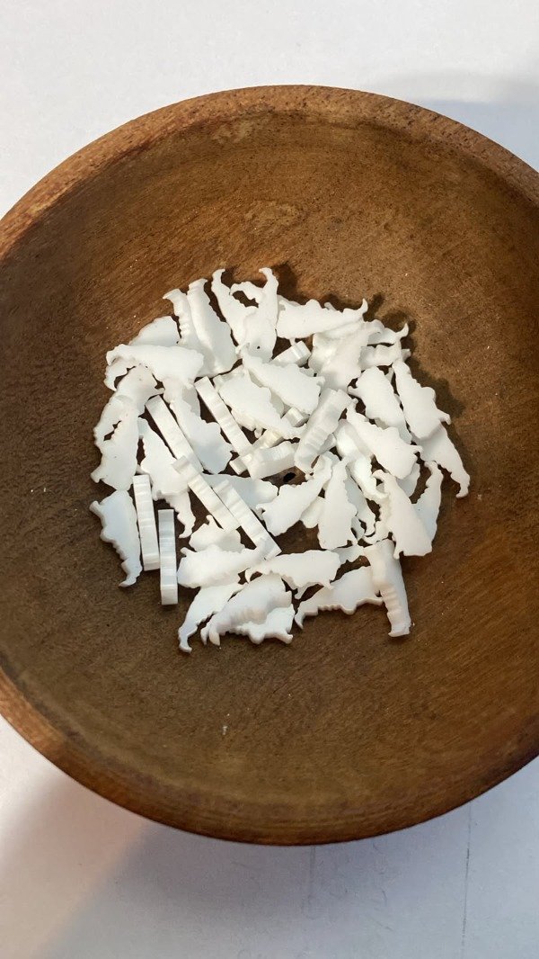 Producto - Dije SOLO CORTE. Forma Argentina 1,5cm BLANCO SIN PERFO