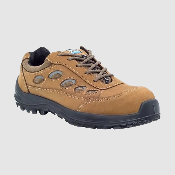 Producto - Zapatilla de Seguridad Ombú Mica de Cuero Nobuck - Estilo Urbano