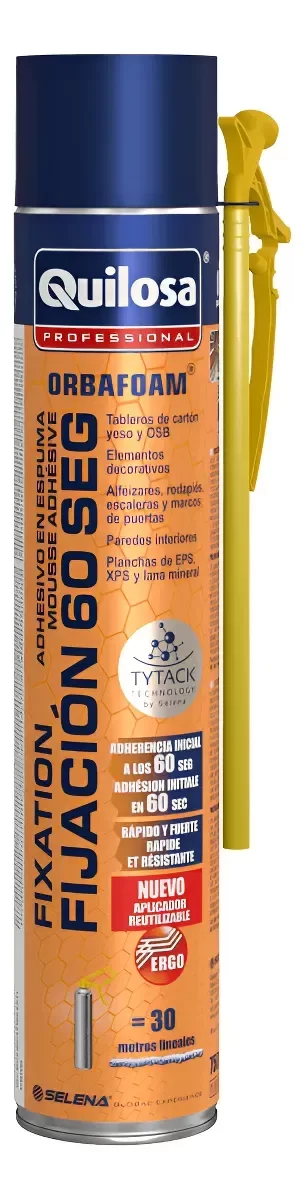 Producto - Orbafoam Fijación 60 Seg Quilosa Cánula Ergo Adhesivo Poliuretanico