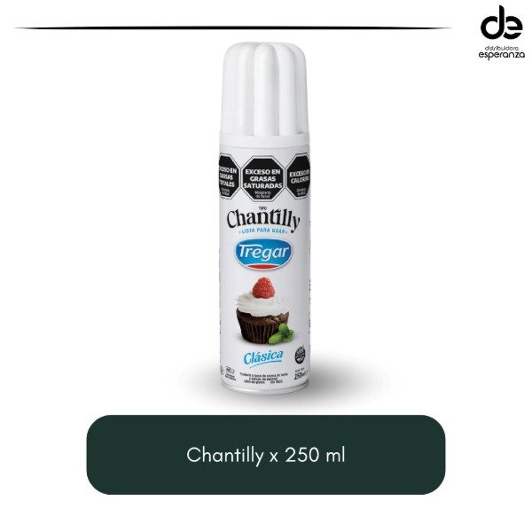 Producto - Chantilly Tregar x 250 cc