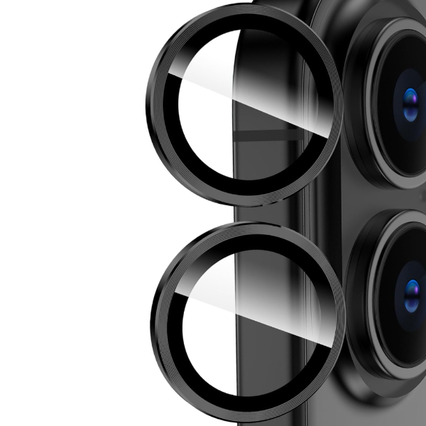Producto - Protector de Cámara para IPhone 11 / 12 / 12 Mini - Color Negro