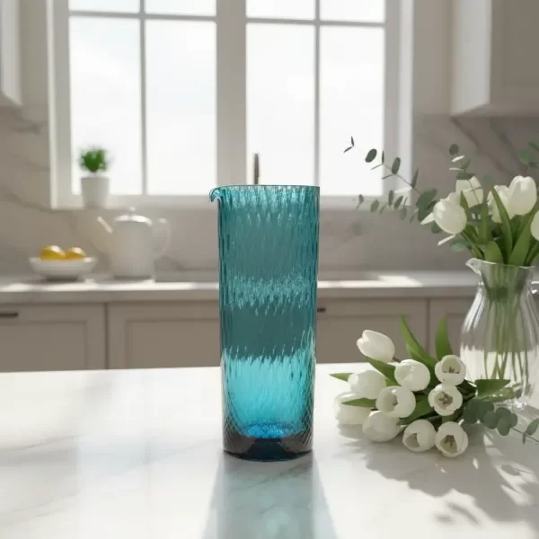 Producto - Jarra de cristal azul