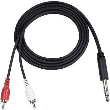 Producto - Cable Plug 6,5 Estereo a 2 Rca