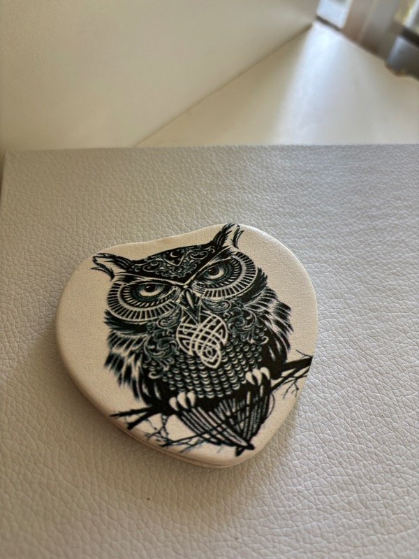 Producto - Espejo corazón buho