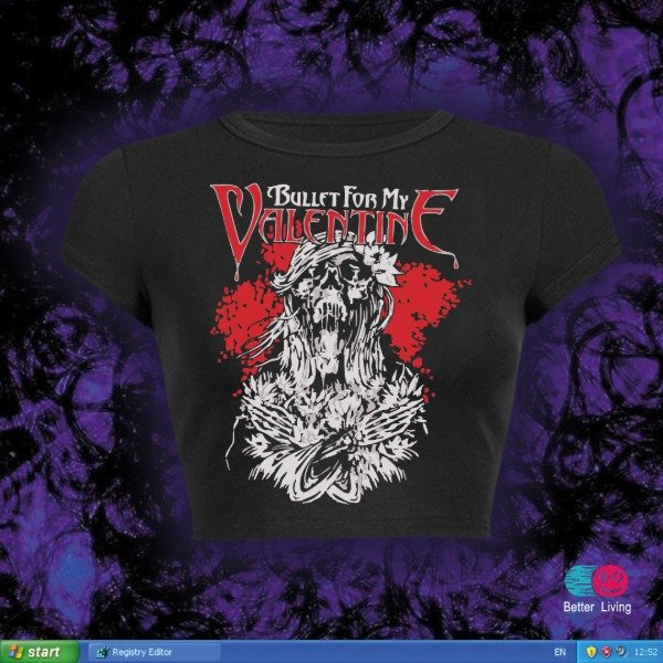 Producto - Flower Corpse - baby tee