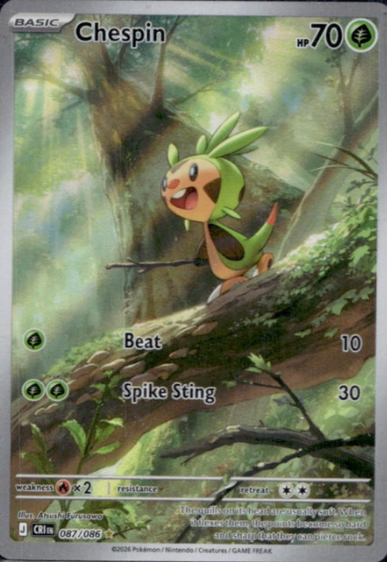 Producto - Chespin (087/086) [Mega Evolution: Chaos Rising]