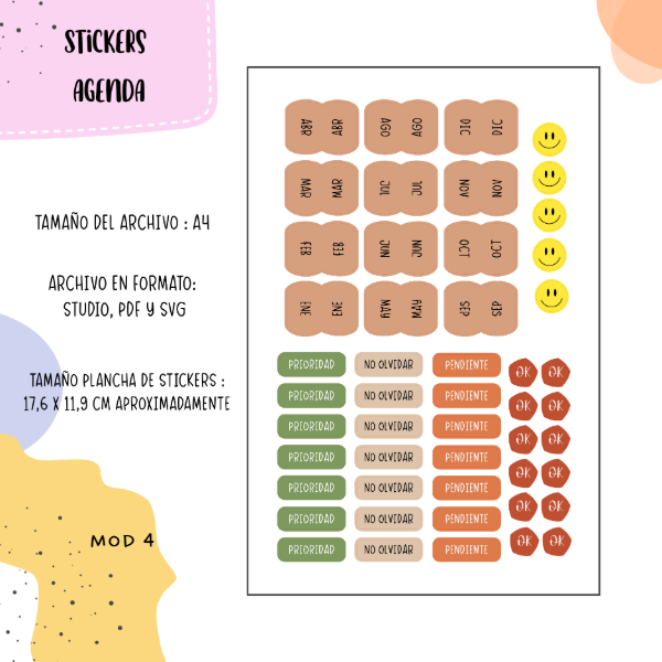 Producto - Stickers para plotter mod 4