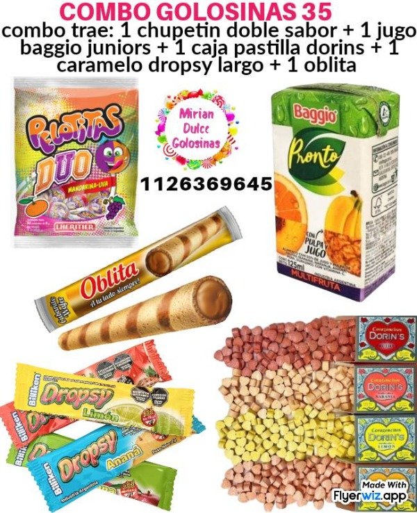 Producto - Combo golosinas 35
