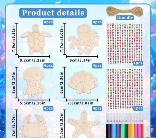 Producto - Kit de Manualidades de Madera - 2