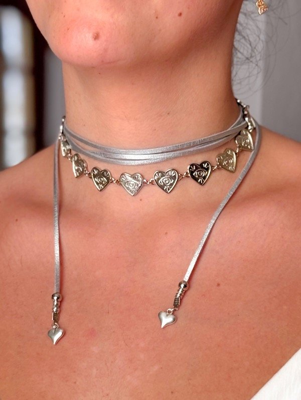 Producto - Choker corazon con ojo