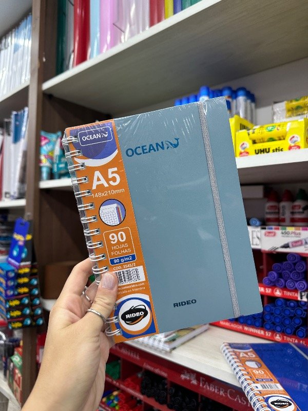 Producto - Cuaderno Ocean 1 Cuadriculado A5