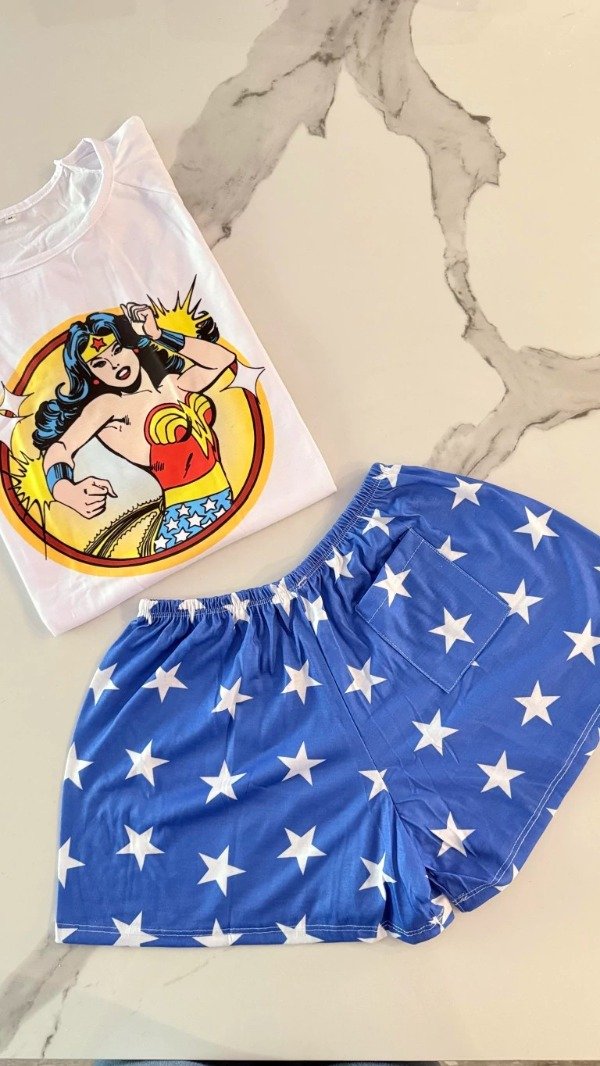 Producto - Pijama Corto Mujer Maravilla