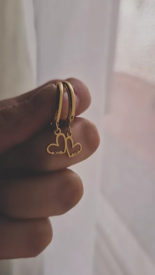 Producto - Aros corazoncitos abiertos AD