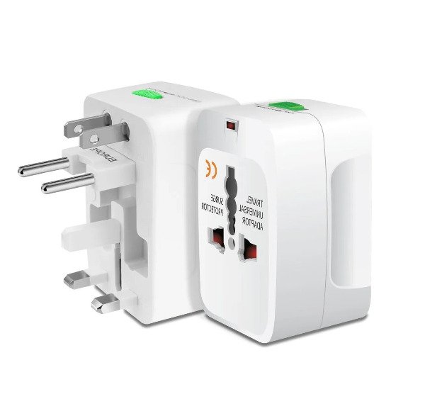 Producto - Adaptador Enchufe Universal para Viajero 100v 220v Diferentes tomas Mundial