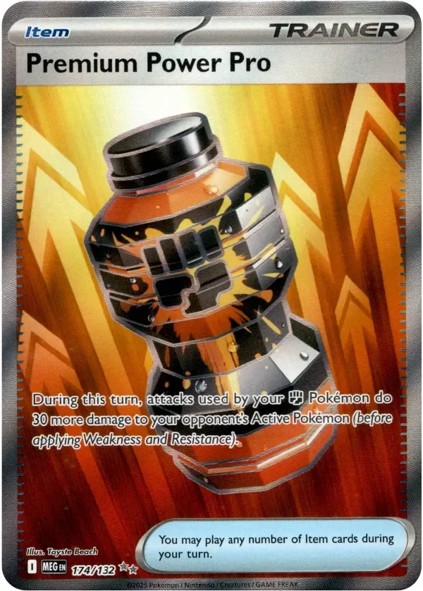 Producto - Premium Power Pro - 174/132 - Mega Evolution - Holo