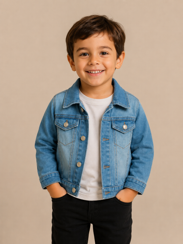 Producto - CAMPERA JEAN BEBÉ ELASTIZADA