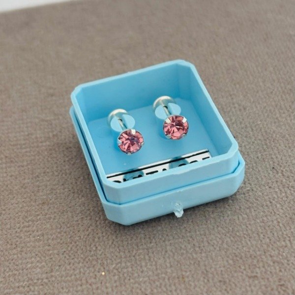 Producto - Abridores de Plata con piedra rosa (cod.899)