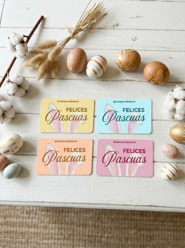 Producto - Tarjeta pascua - Orejas de conejo