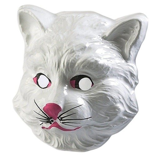 Producto - Máscara plástico gato x6u.
