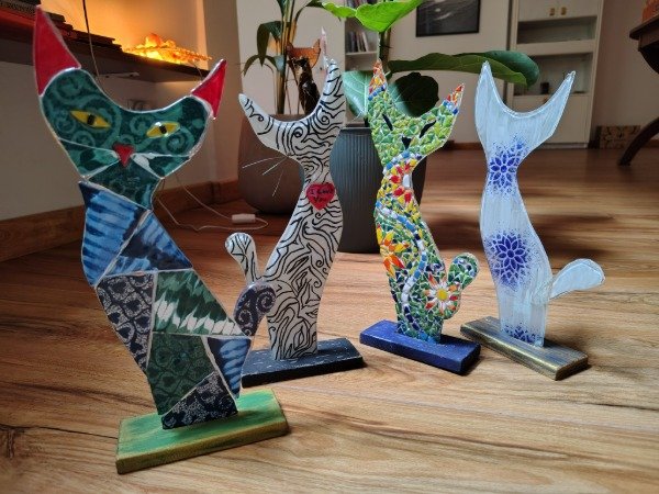 Producto - Gato vitro colores