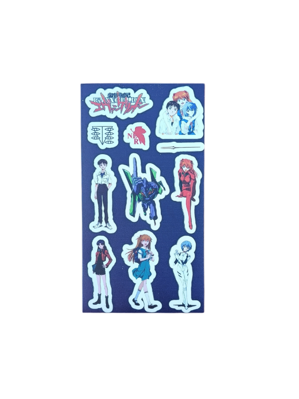 Producto - PLANCHA STICKERS - EVANGELION