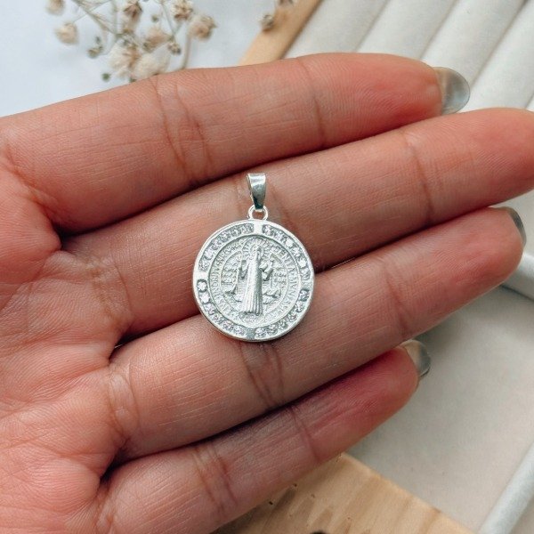 Producto - Dije Virgen Milagrosa Laminado Plata 925 - 0