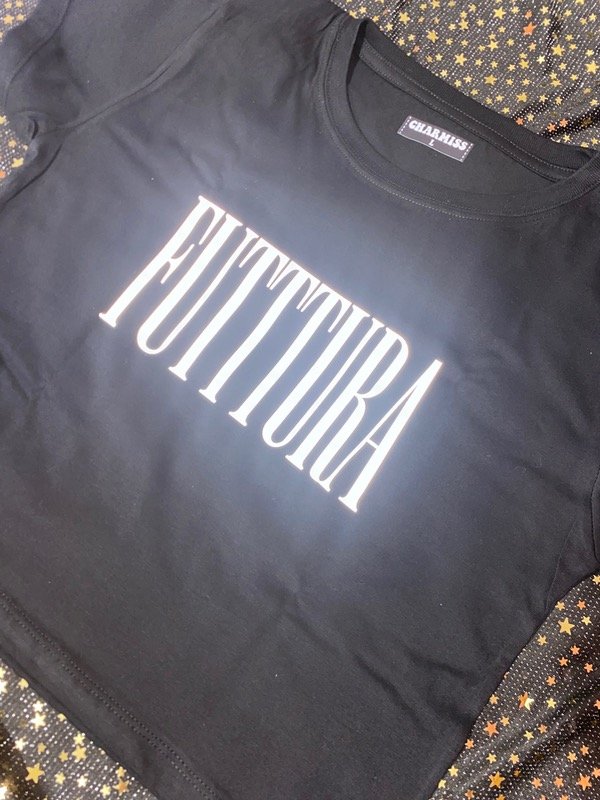 Producto - Baby tee- Logo T y Futttura Reflectivo (estampa adelante y atras) - 0
