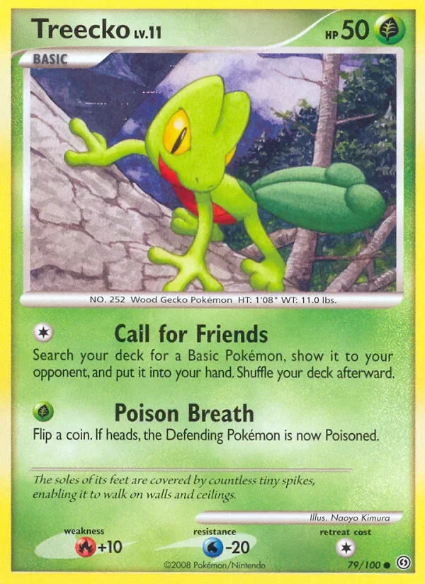 Producto - Treecko 79/100 Diamond and Pearl: Stormfront