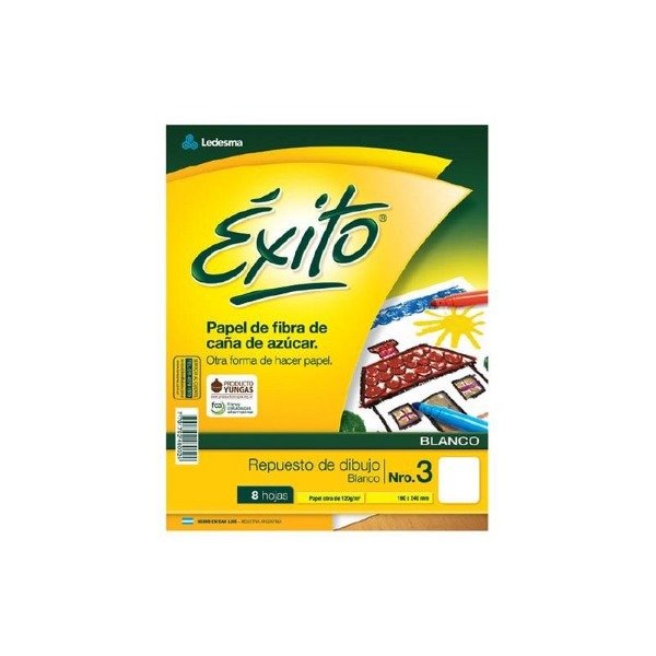 Producto - REPUESTO DIBUJO N3 BLANCO EXITO 8HJS