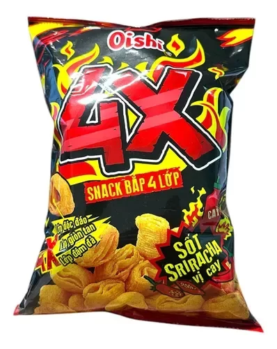 Producto - Snack de Sriracha Picante - Oishi - 68 g