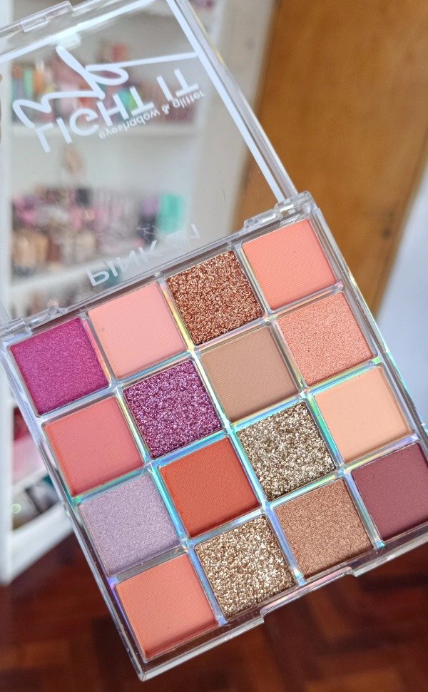 Producto - Pink 21 paleta de sombras 16 tonos