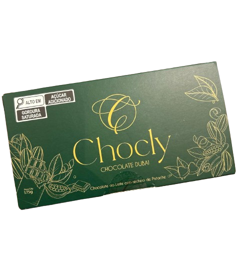 Producto - Chocolate Dubai Chocly con Leche  Pistacho 175g