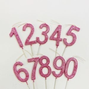 Producto - VELA NUMERO PLASTICA GIBRE ROSA GOLD