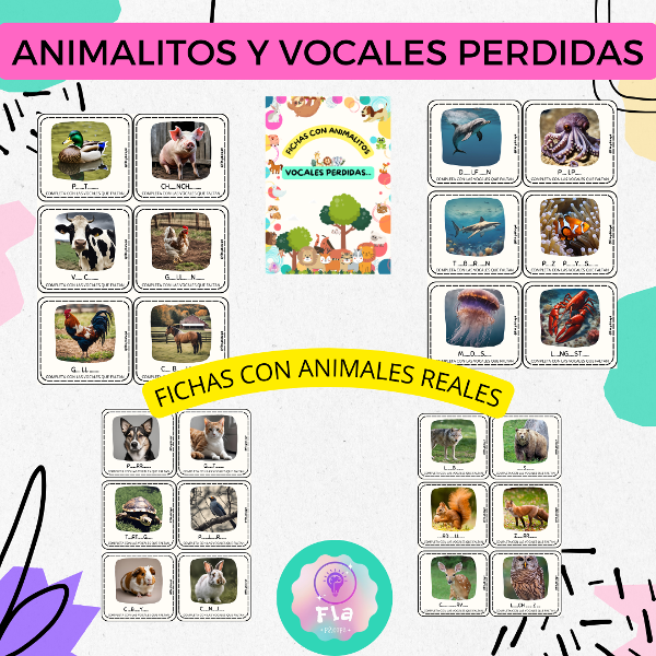 Producto - Animalitos y vocales perdidas