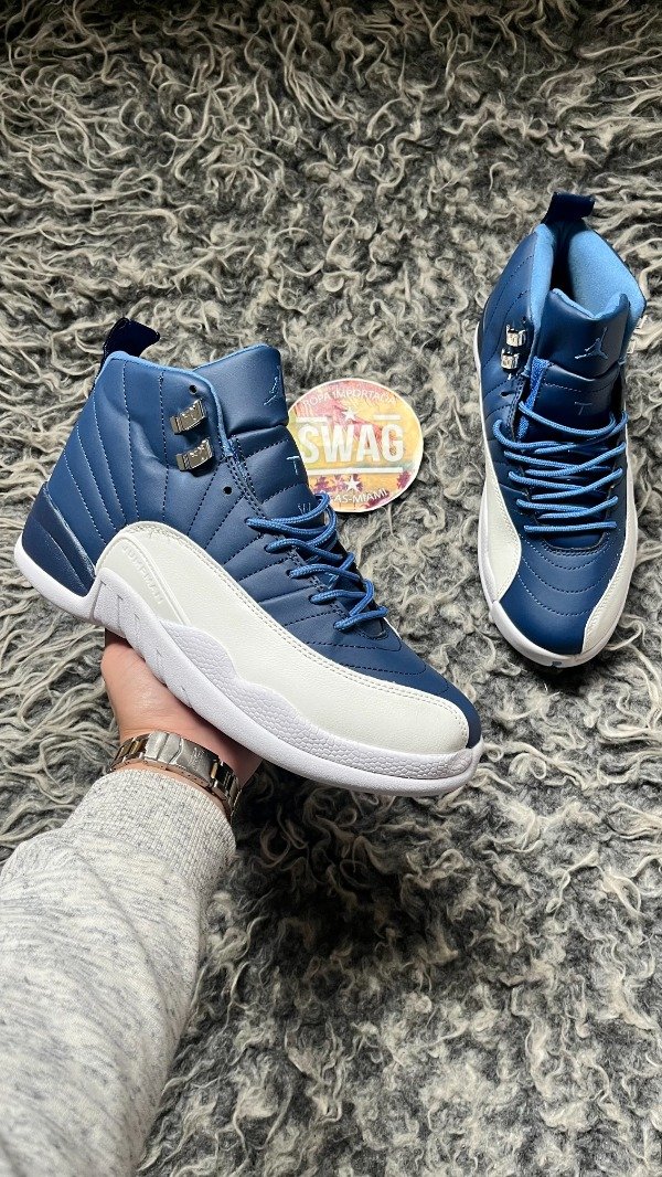 Producto - JORDAN RETRO 12 STONE BLUE