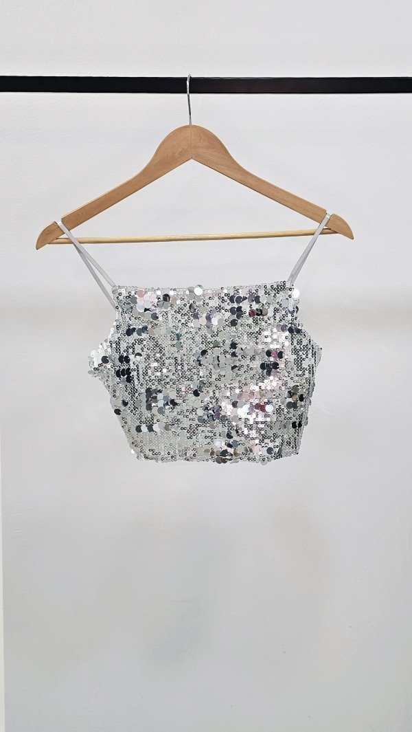 Producto - top lentejuelas