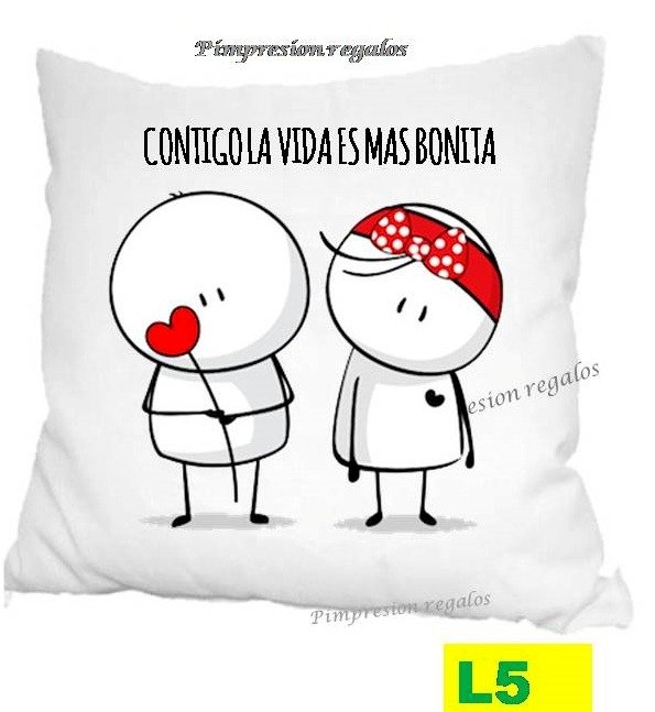 Producto - Almohadón 40x40 cm Enamorados Aniversario Amor - 4