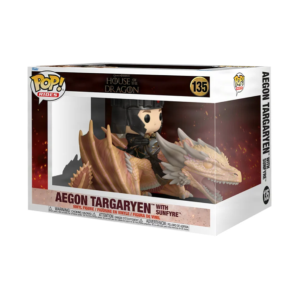 Producto - Aegon Targaryen With Sunfyre House Of The Dragon