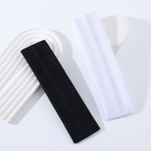 Producto - VINCHA ELASTICA DEPORTIVA BLANCA/NEGRA